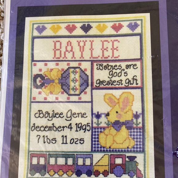 Babies Greatest Gift Counted Cross-Stitch Kit NWT - Picture 2 of 3